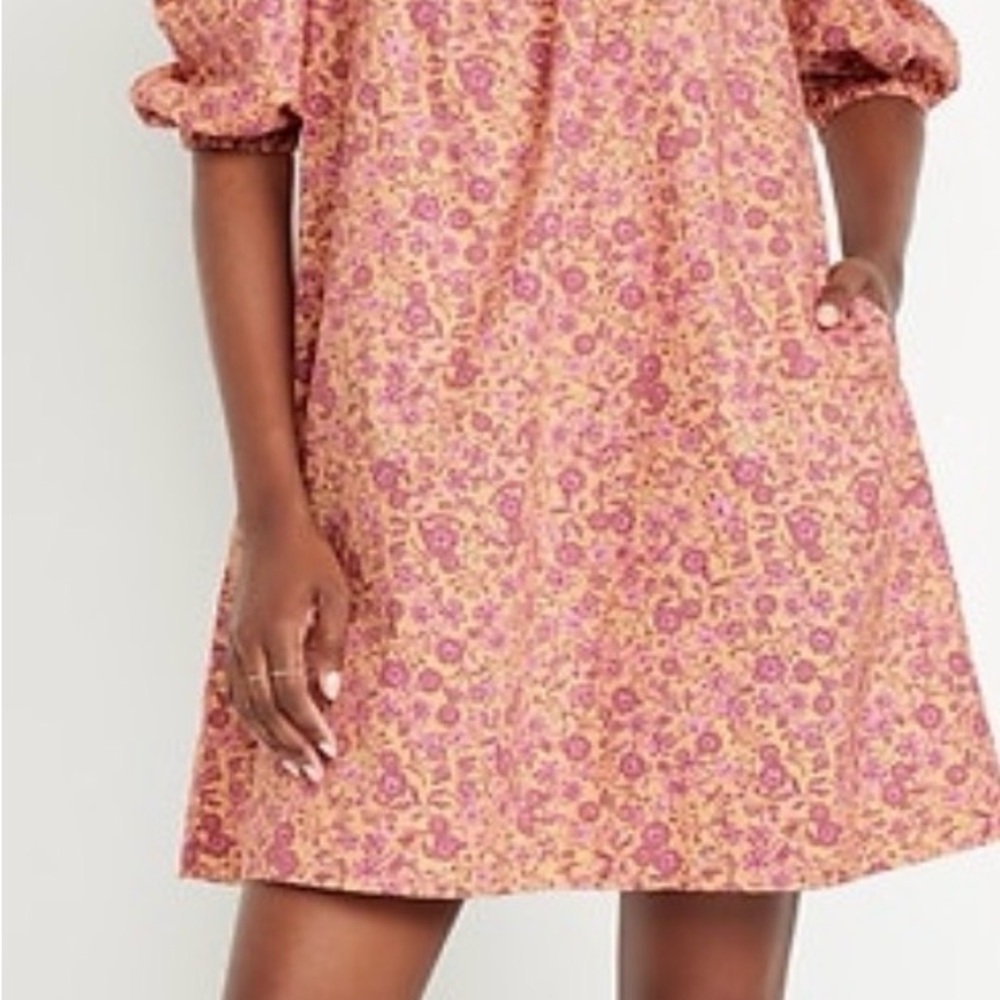 Old Navy Pink Floral Dress